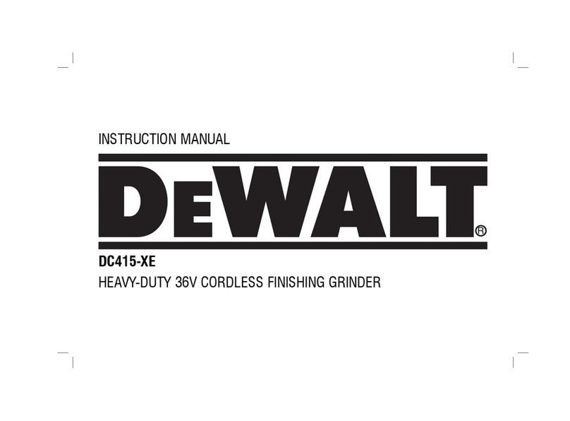 DeWalt DC415-XE instruction manual