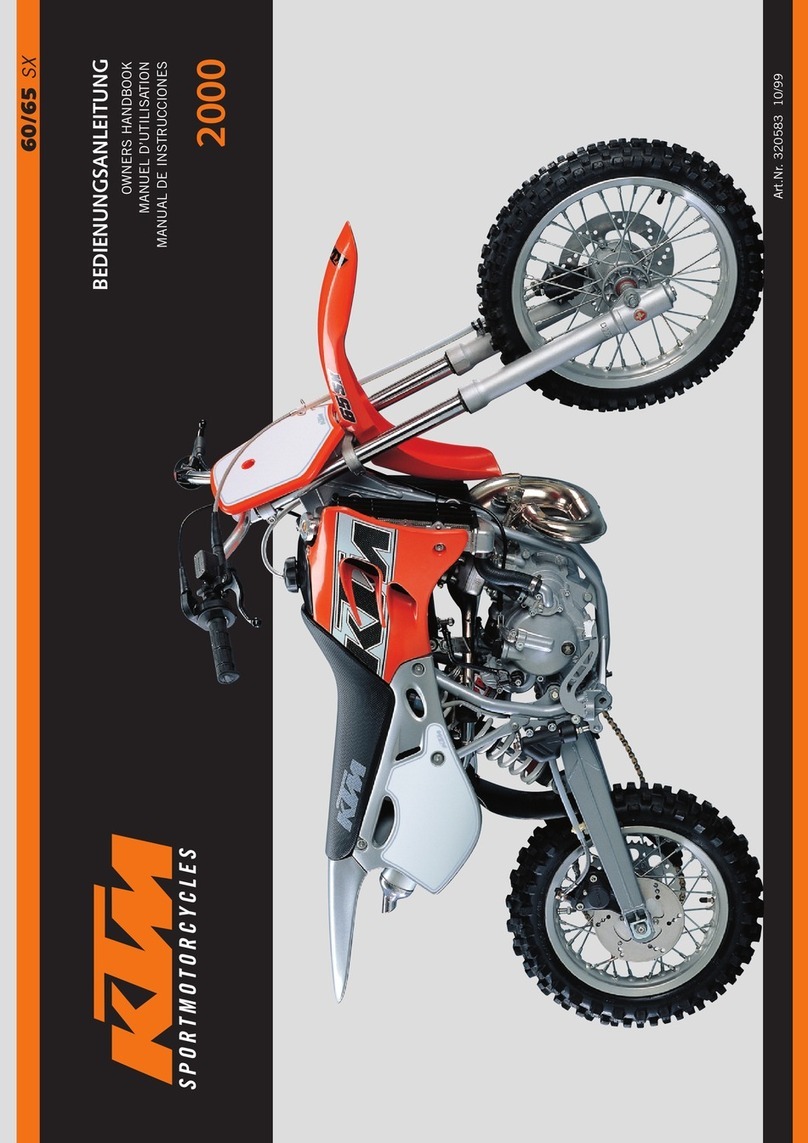 KTM 60 SX 1999 User manual