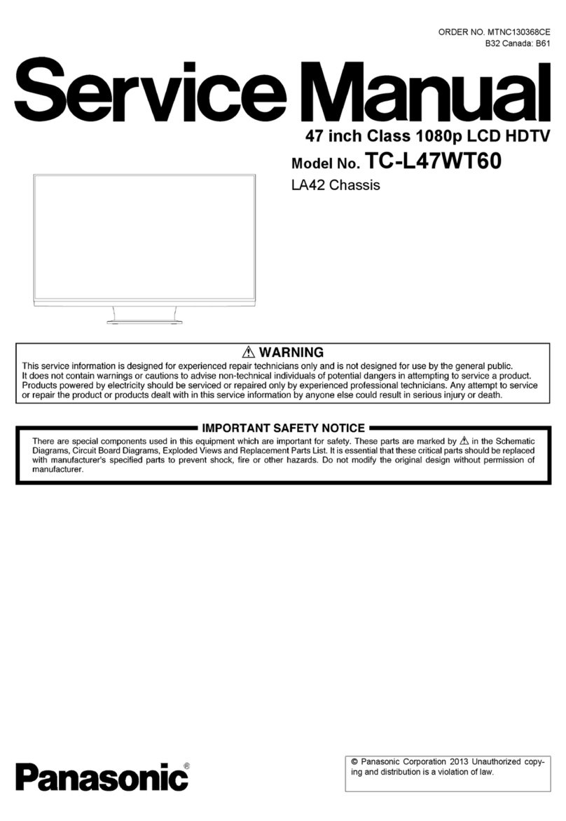 Panasonic VIERA TC-L47WT60 User manual Panasonic VIERA TC-L47WT60 User manual