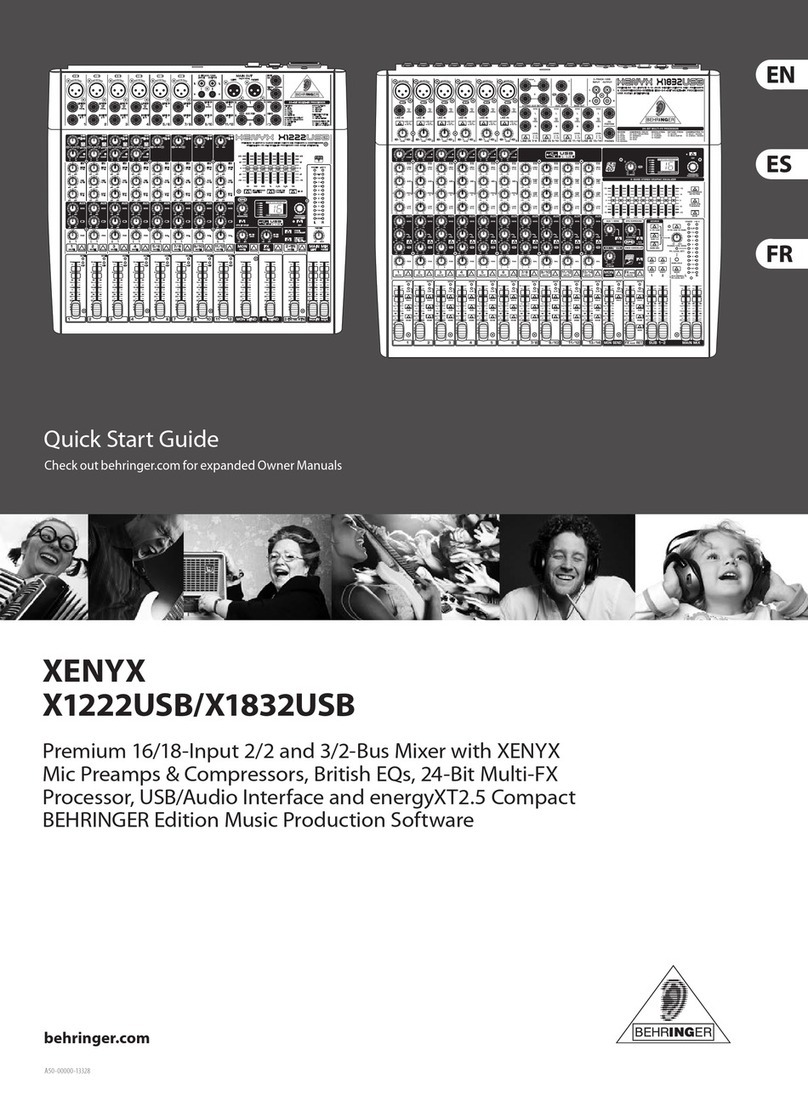 Behringer XENYX X1832USB User manual