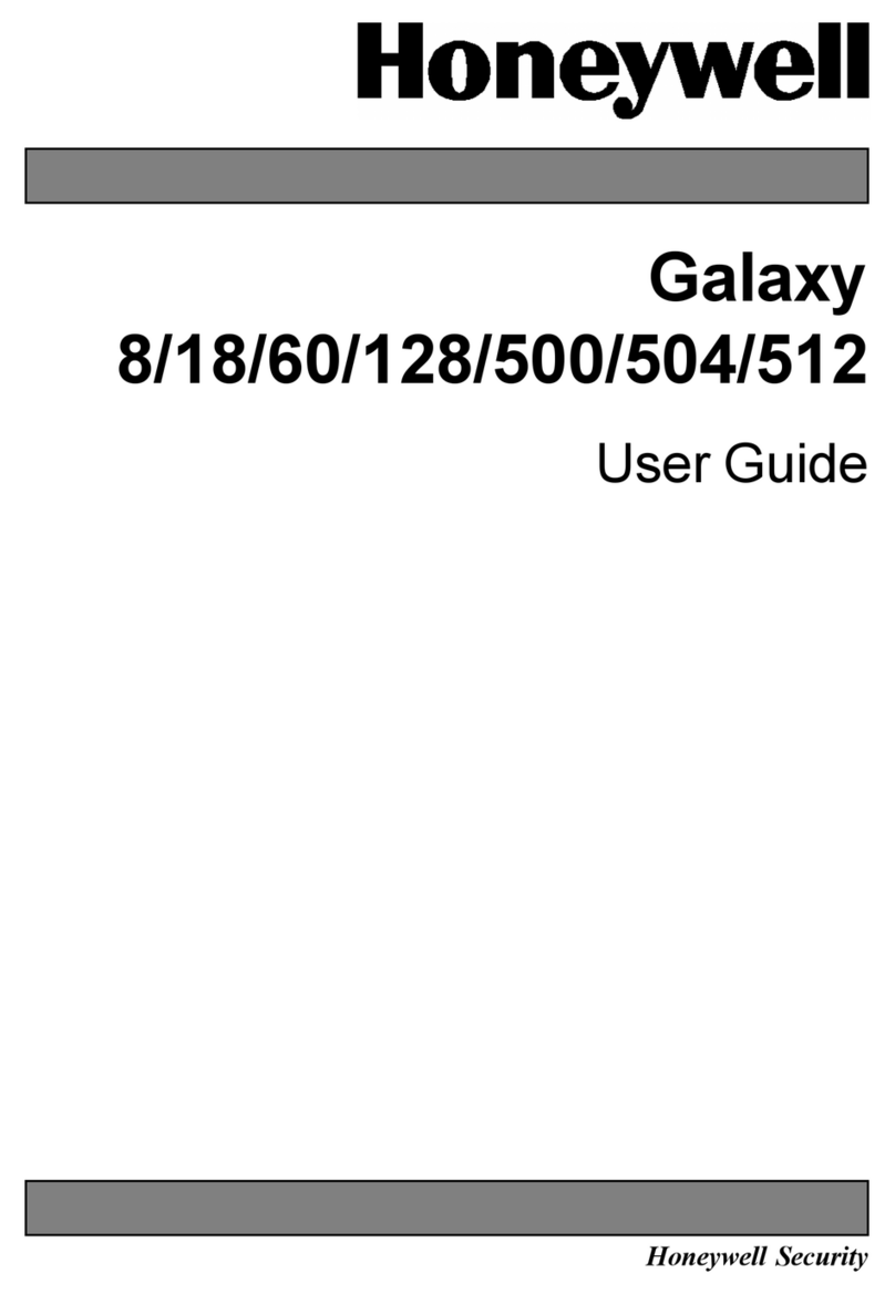Honeywell Galaxy 8 User manual