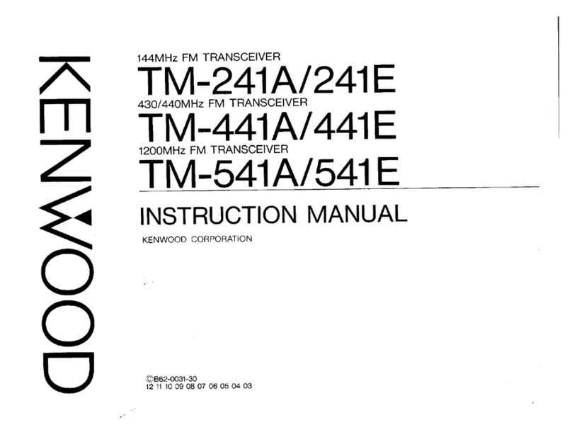 Kenwood TM-241A User manual