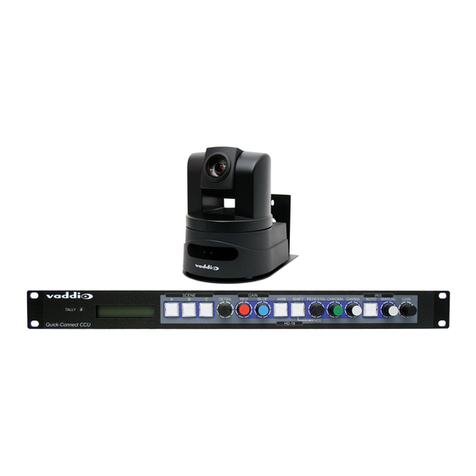 VADDIO WallVIEW CCU HD-18 HD-SDI User manual