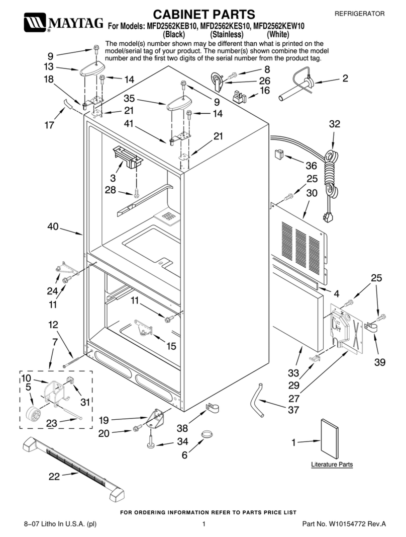 Maytag MFD2562KEB10 User manual