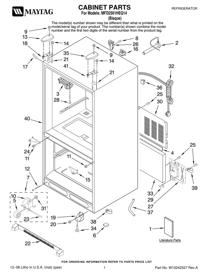 Maytag MFD2561HEQ14 User manual