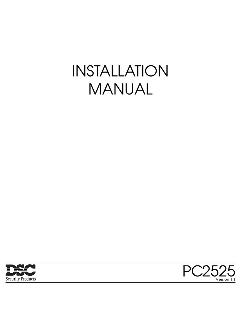 DSC PC2525 User manual
