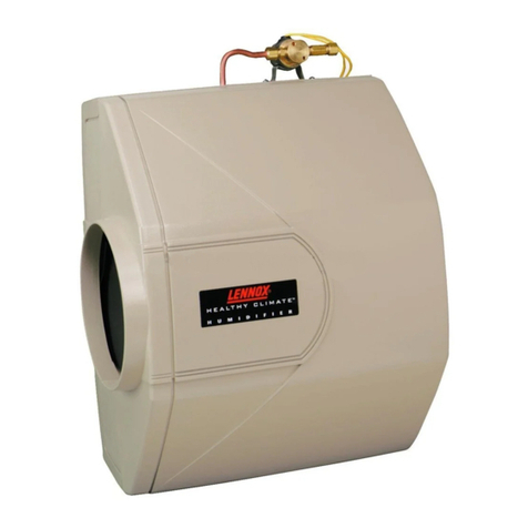 Lennox Healthy Climate WB2-17 User manual