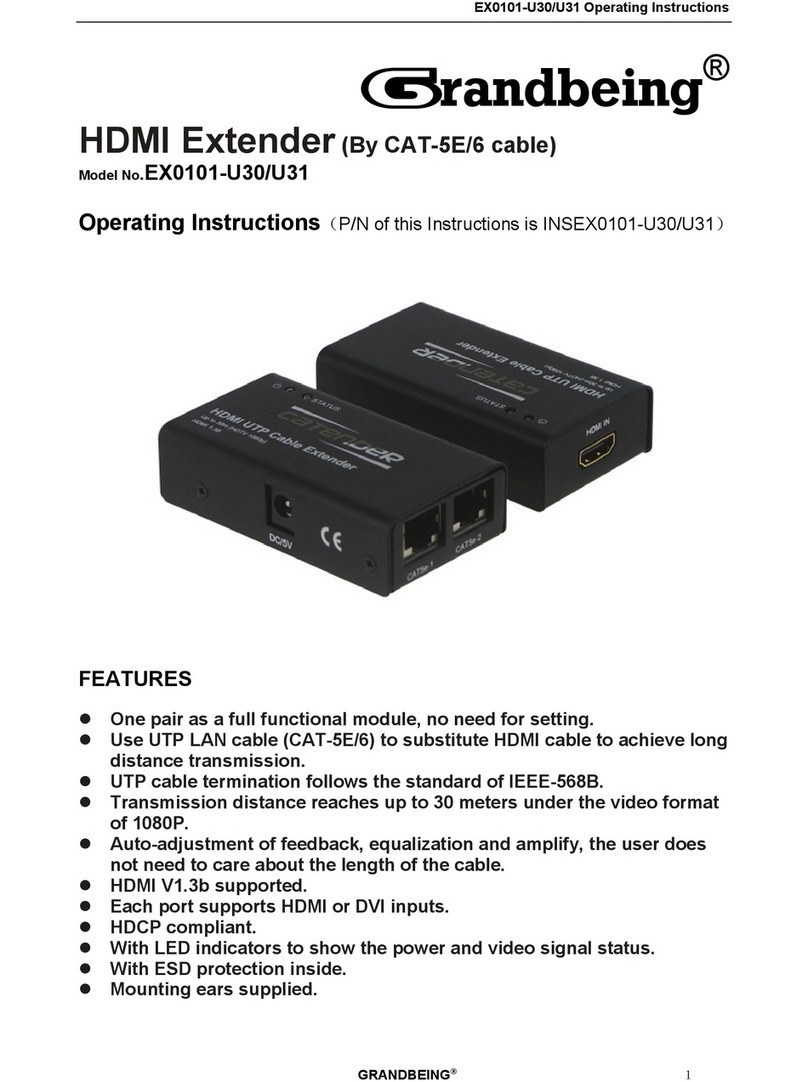 Grandbeing EX0101-U30 operating instructions
