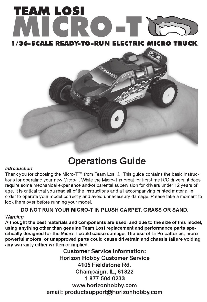 Team Losi MICRO-T Operation guide