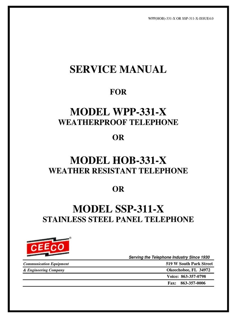 CEECO WPP-331-X User manual