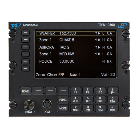 Technisonic Industries Limited TDFM-9300 User manual Technisonic Industries Limited TDFM-9300 User manual