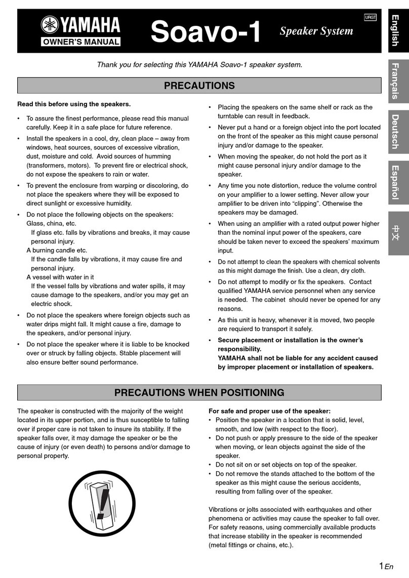 Yamaha Soavo-1 Piano Black User manual