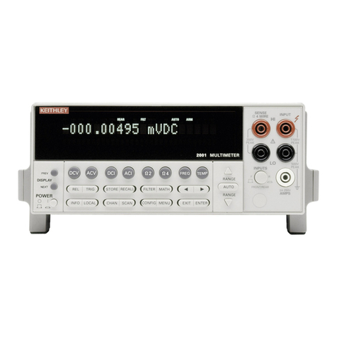 Keithley 2001 User manual