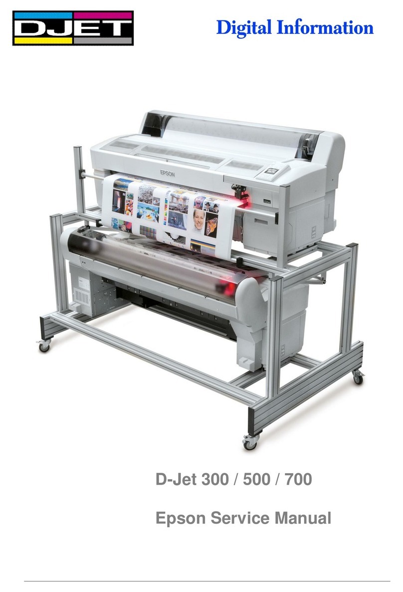 Epson D-Jet 700 User manual