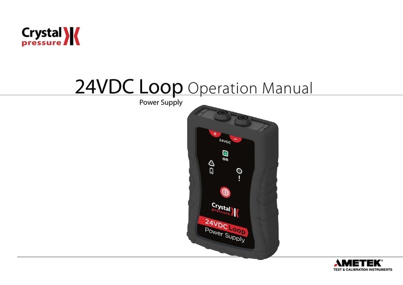 Crystal Pressure 24VC Loop Operation manual