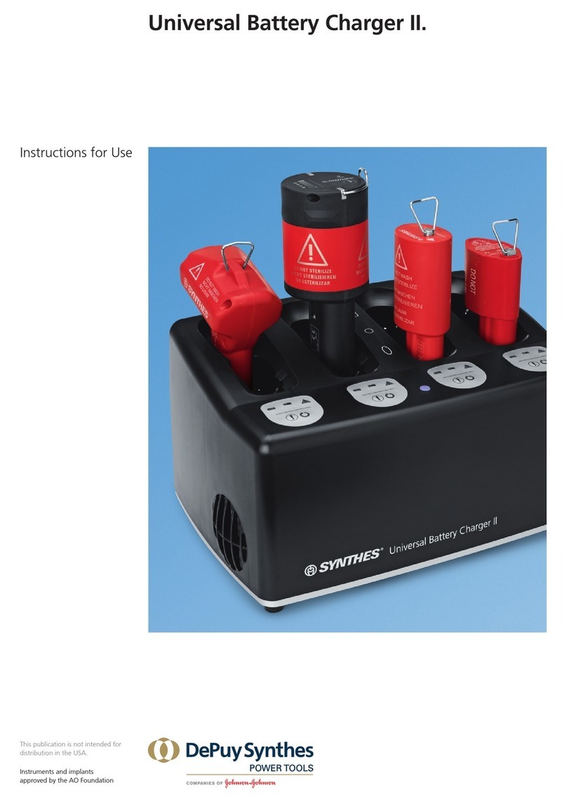 Synthes Universal Battery Charger II Instructions for use