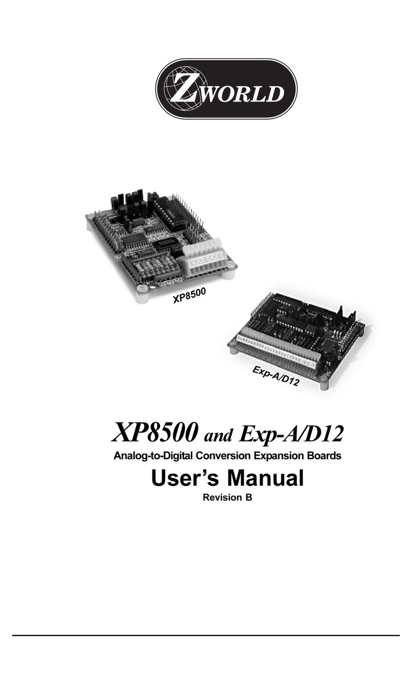 Z-World Exp-A/D12 user manual