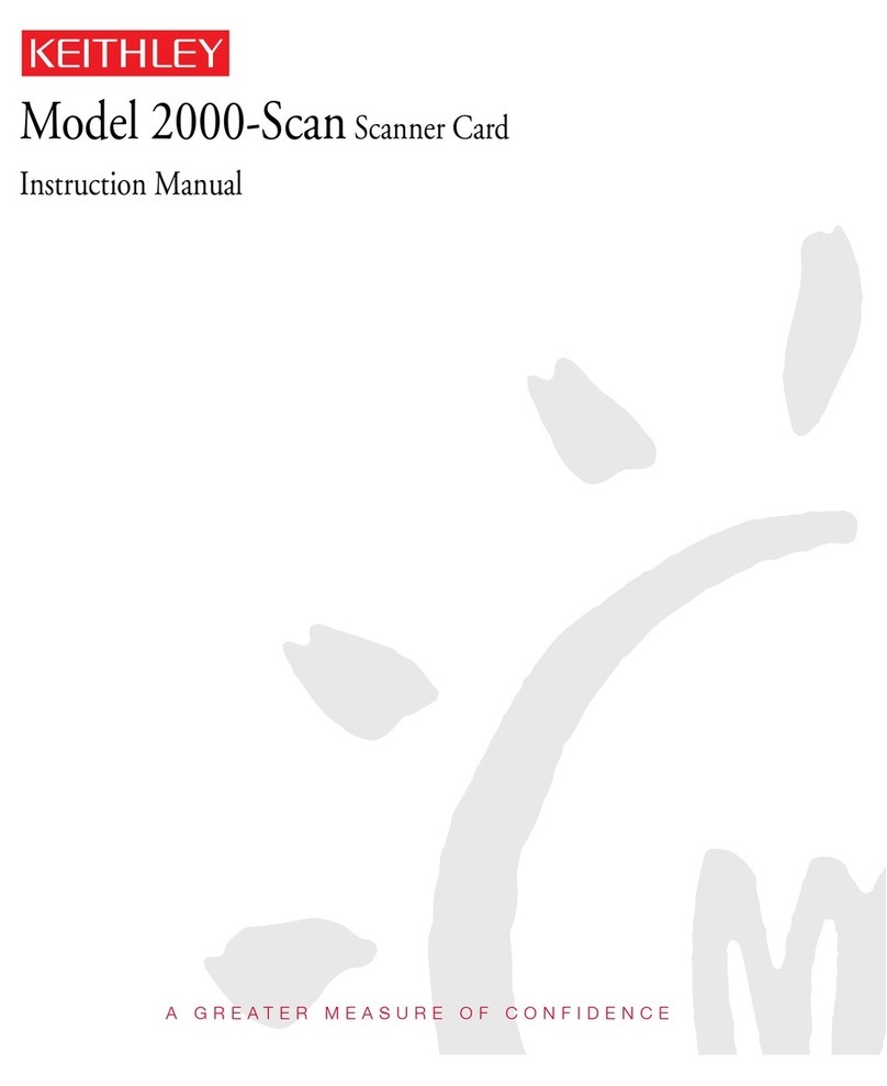 Keithley 2000-Scan User manual