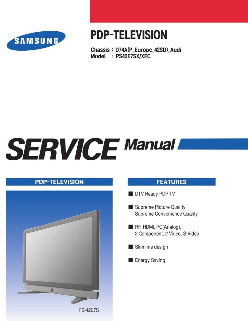 Samsung PS42E7SX User manual