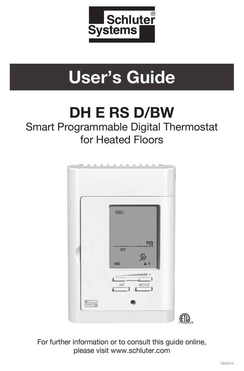 Schulter Systems DH E RS D/BW User manual