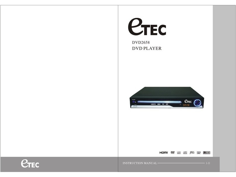 Etec DVD2658 instruction manual