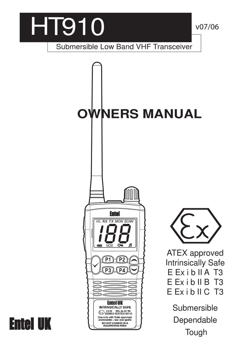 Entel HT910 User manual