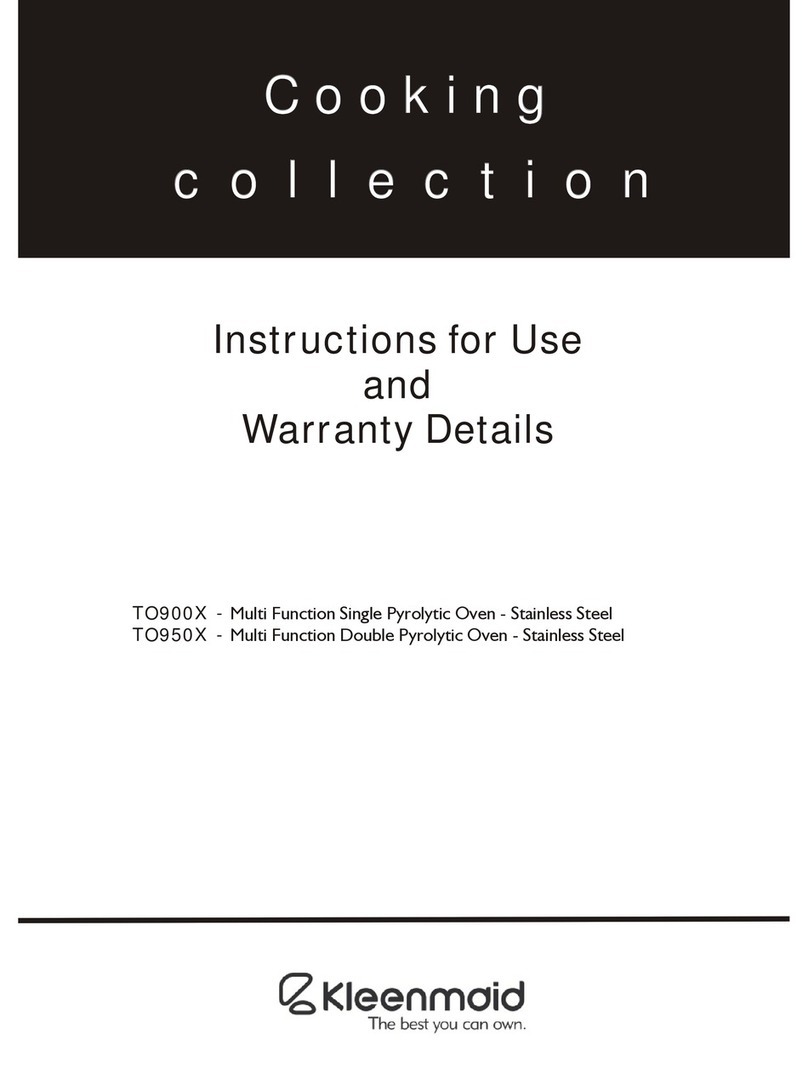 Kleenmaid TO900X Instructions for use