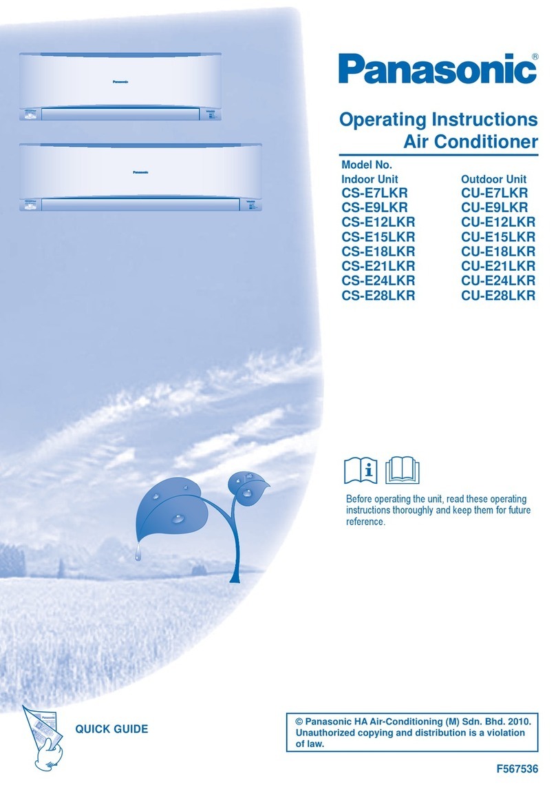 Panasonic CS-E7LKR User manual