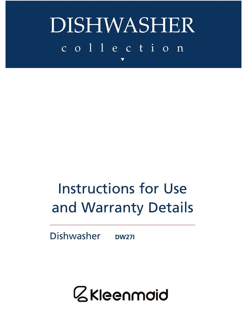 Kleenmaid DW27I Instructions for use