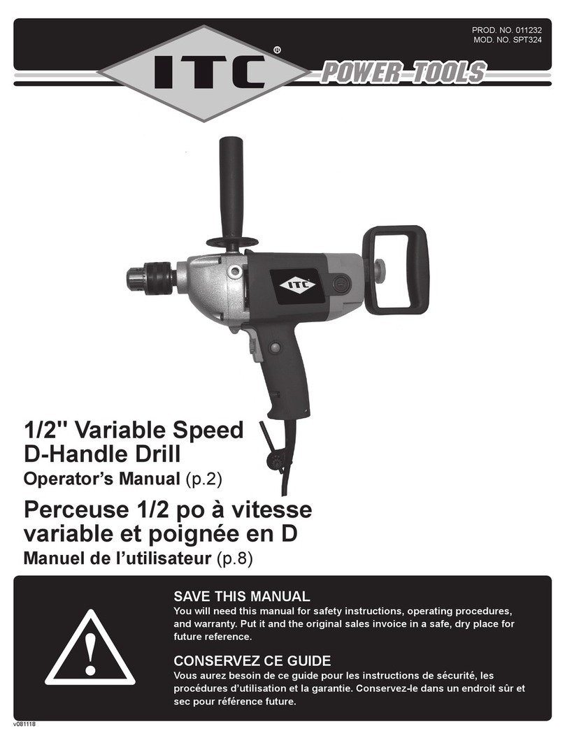 ITC SPT324 Operator's manual