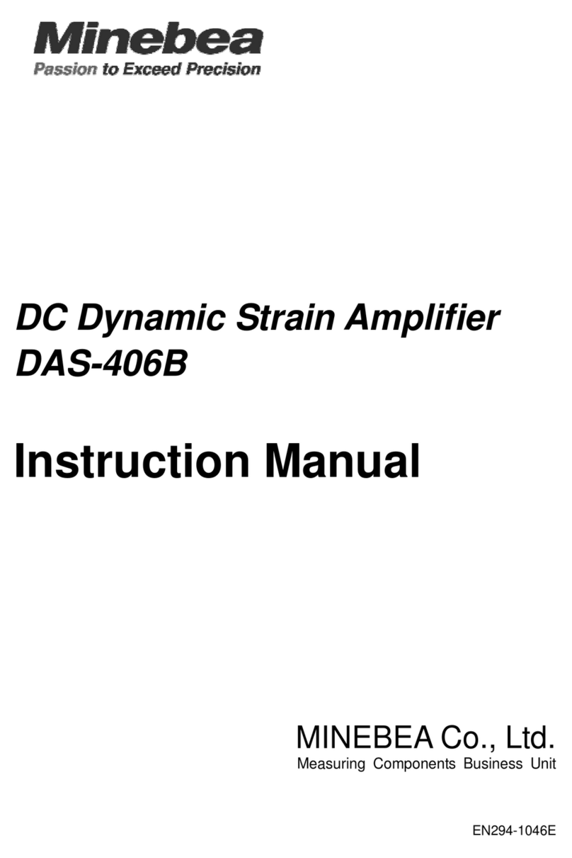 Minebea DAS-406B User manual