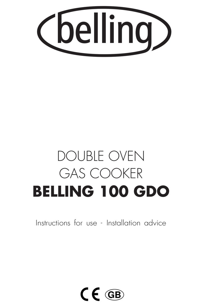 Belling 100 GDO Instructions for use