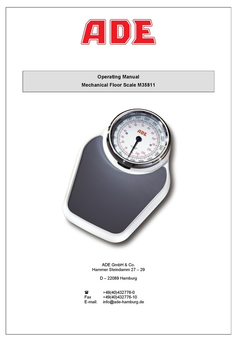 ADE M35811 User manual