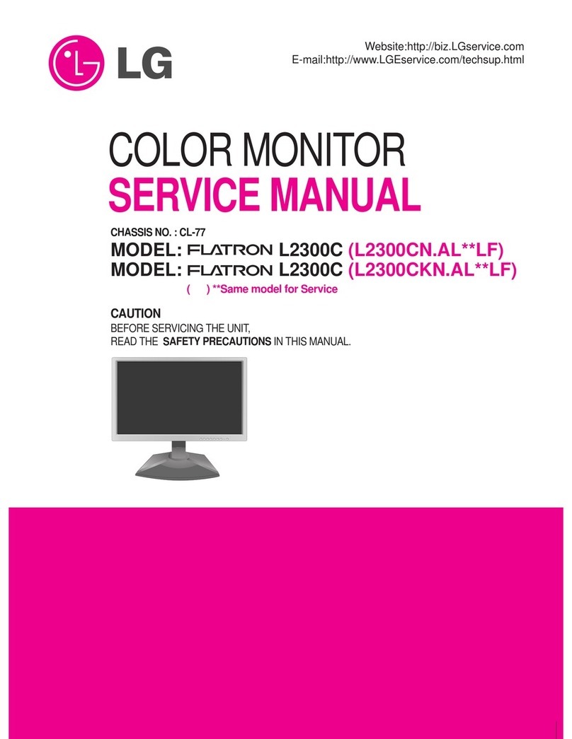 LG FLATRON L2300C User manual