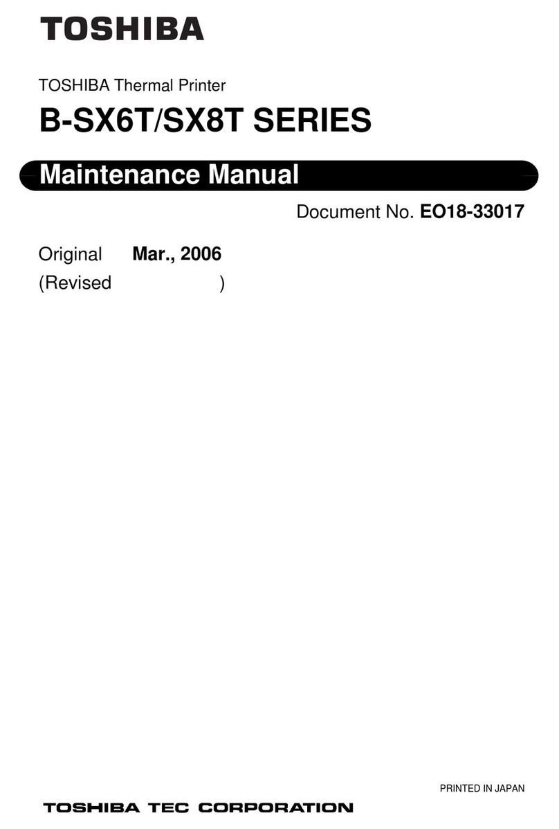 Toshiba B-SX6T Series User manual