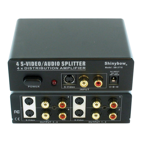Shinybow USA SB-3716 User manual