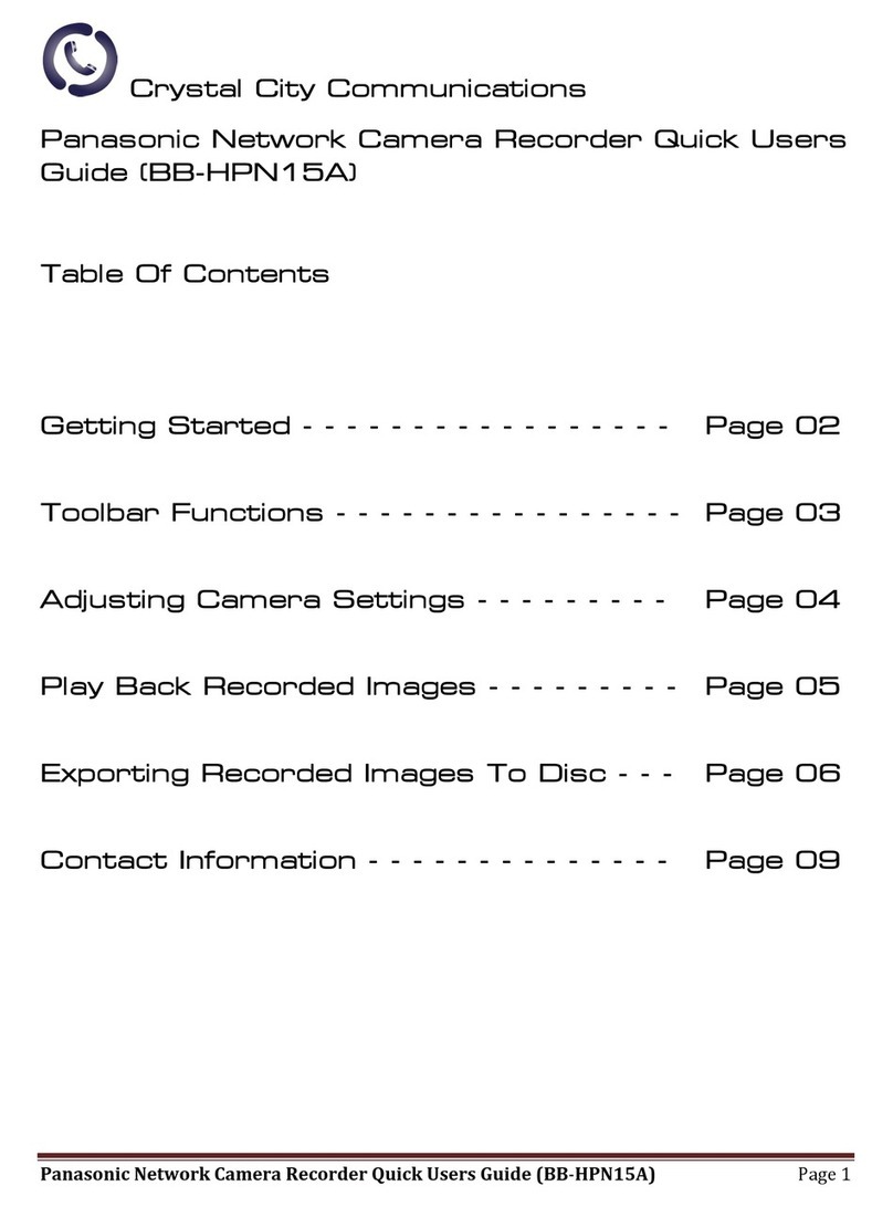 Panasonic BB-HPN15A Instruction manual