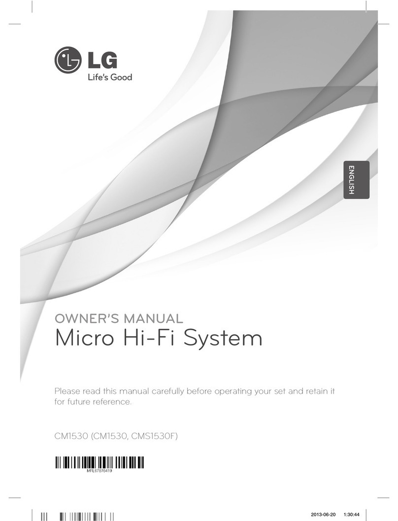 LG CM1530 owner's manual
