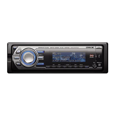 Sony CDX-GT878US User manual
