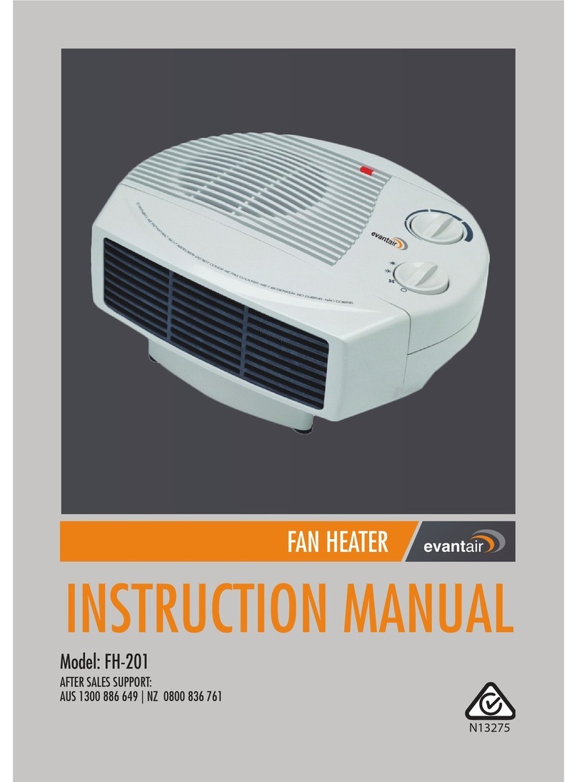 Evantair FH-201 instruction manual Evantair FH-201 instruction manual