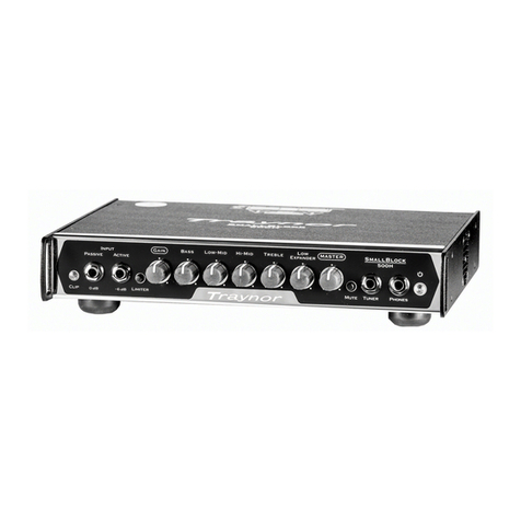 Traynor Small Block 500H user manual