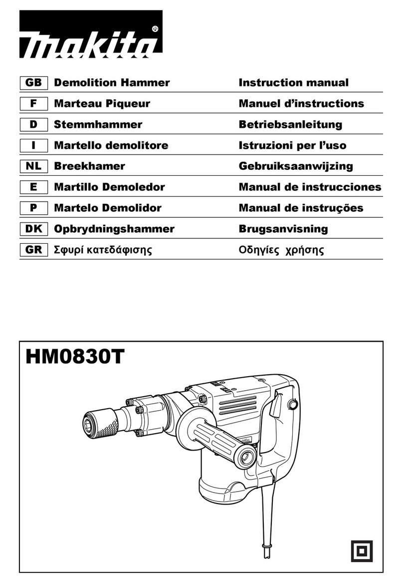 Makita HM0830T User manual