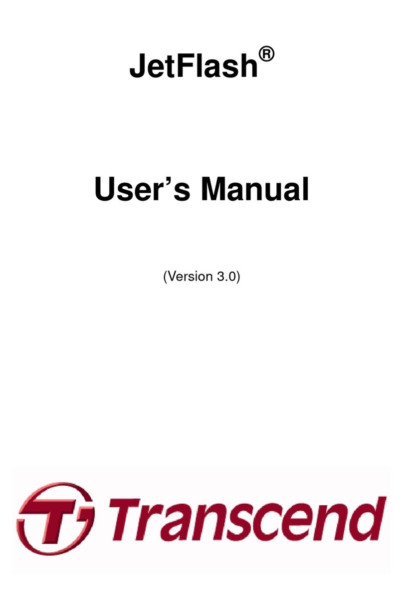 Transcend USB JetFlash User manual Transcend USB JetFlash User manual