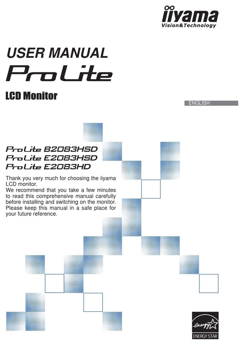 Iiyama ProLite B2083HSD User manual