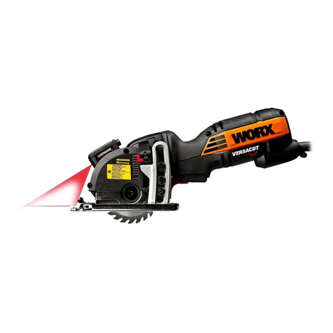 Worx WX420 Safety and operating manual