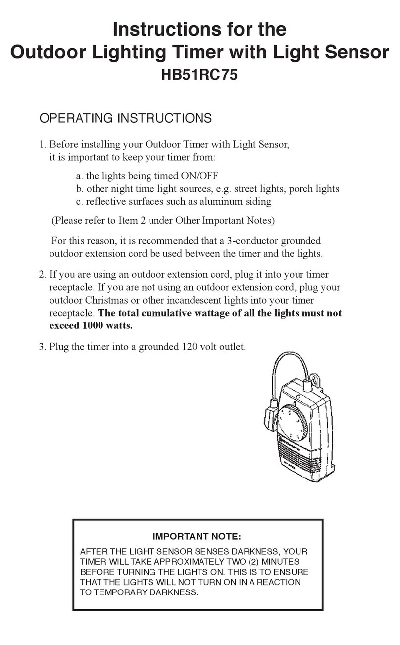 Intermatic HB51RC75 User manual