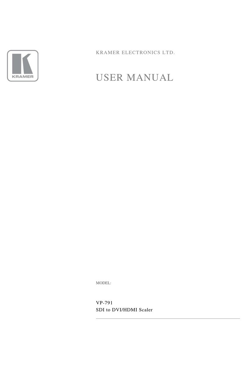 Kramer VP-791 User manual