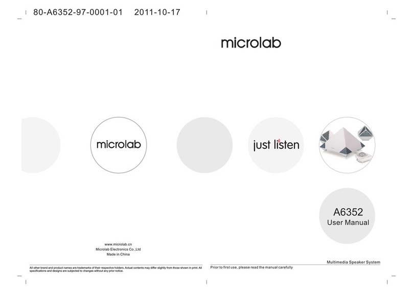 Microlab A6352 user manual