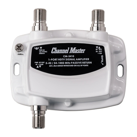 Channel Master CM-3410 User manual