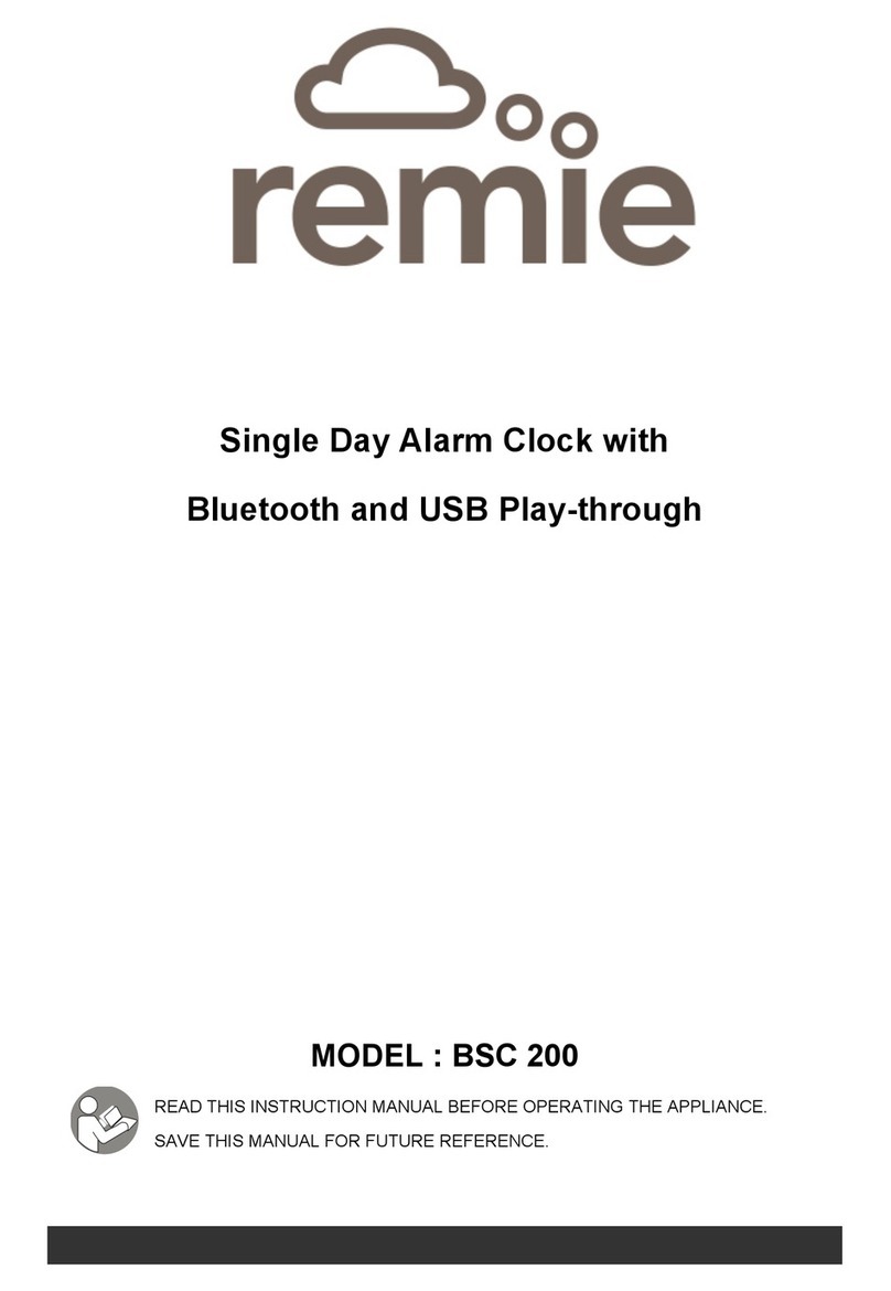 Remie BSC 200 instruction manual